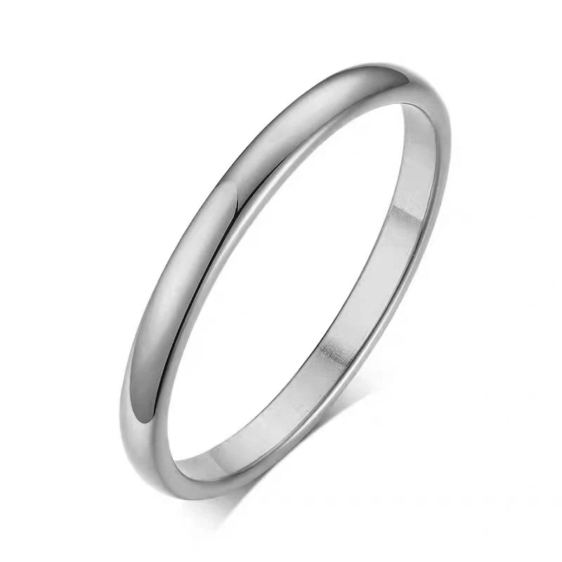 Letdiffery 18k gold plating Stainless Steel Wedding Ring