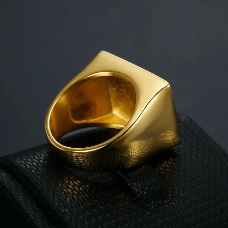 Gold/silver color Vinci Jesus Judah Dinner The Last Supper ring