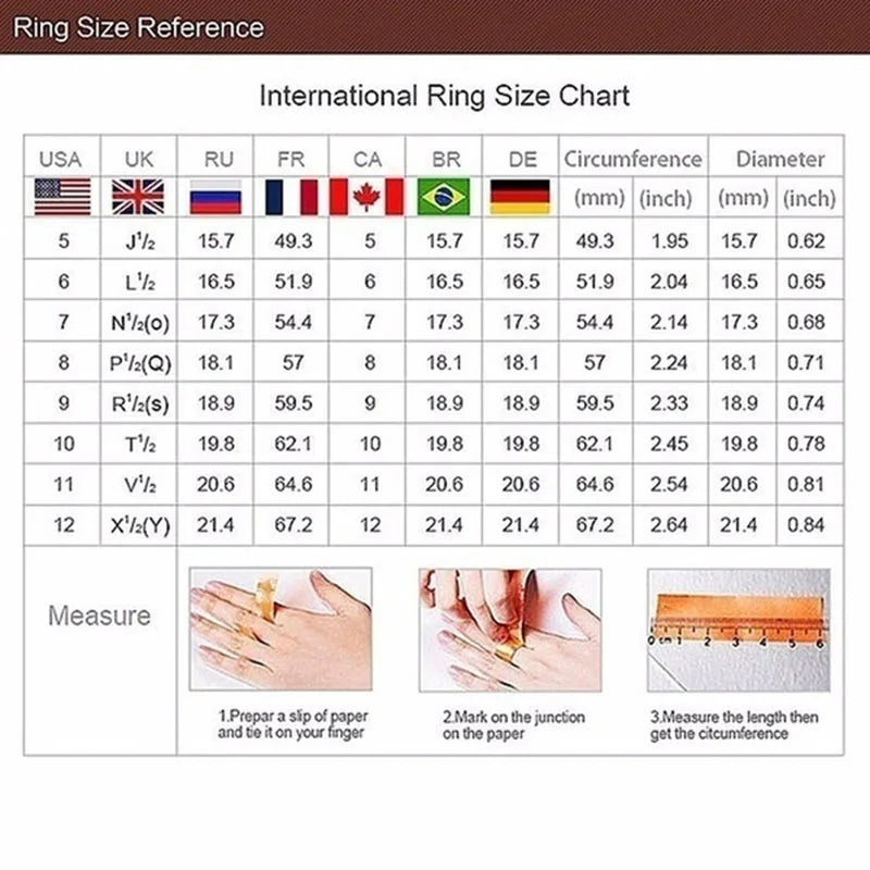 Zircon Crown Classic Gold Color Rings