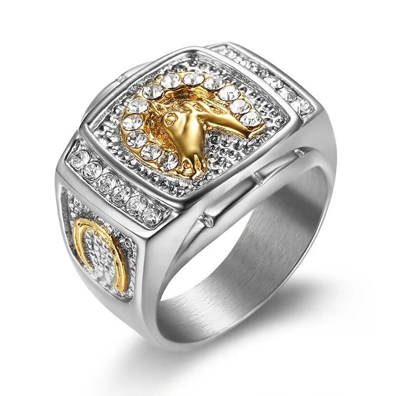 Horse Gold  / Silver Ring