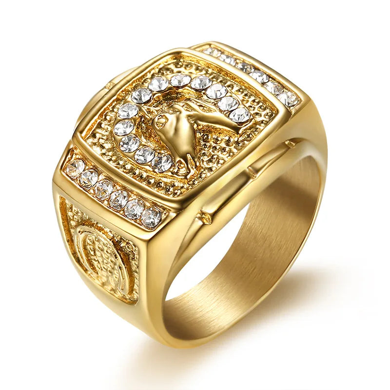 Horse Gold  / Silver Ring