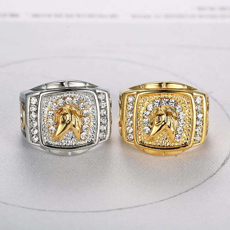 Horse Gold  / Silver Ring