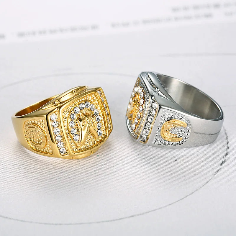 Horse Gold  / Silver Ring