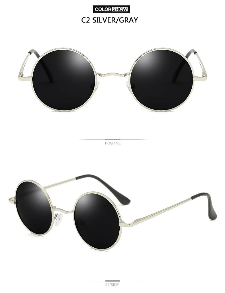 Round Polarized Sunglasses