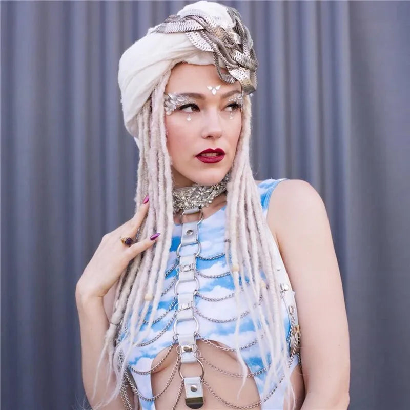Faux Leather Holographic Outfit
