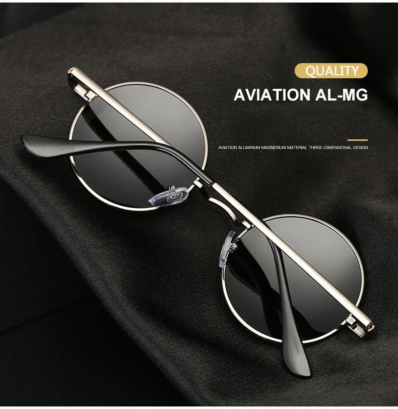 Round Polarized Sunglasses