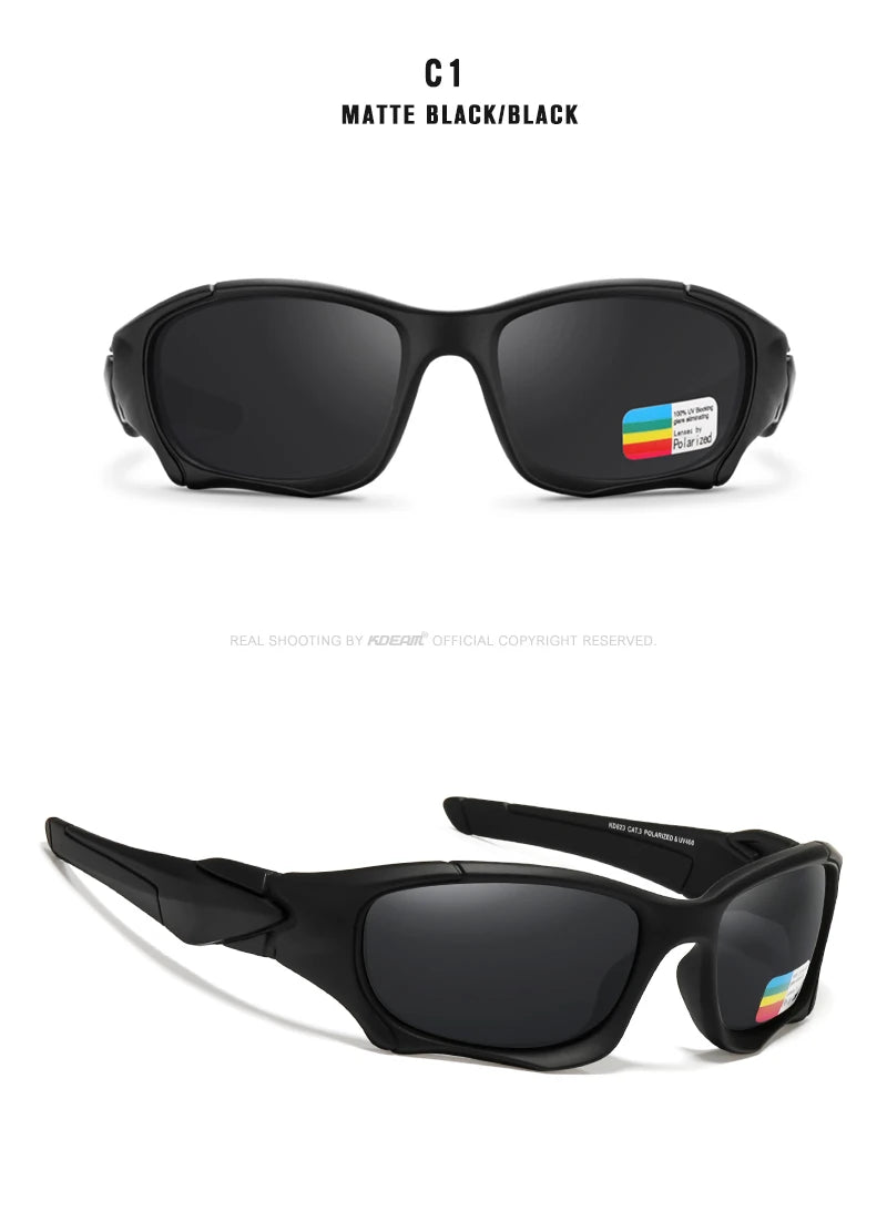 KDEAM Outdoor Sports Polarized Sunglasses