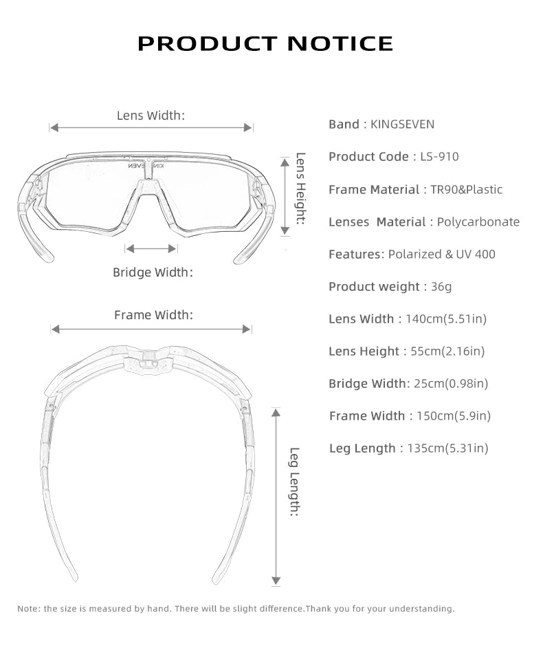 KINGSEVEN  Cycling Sunglasses