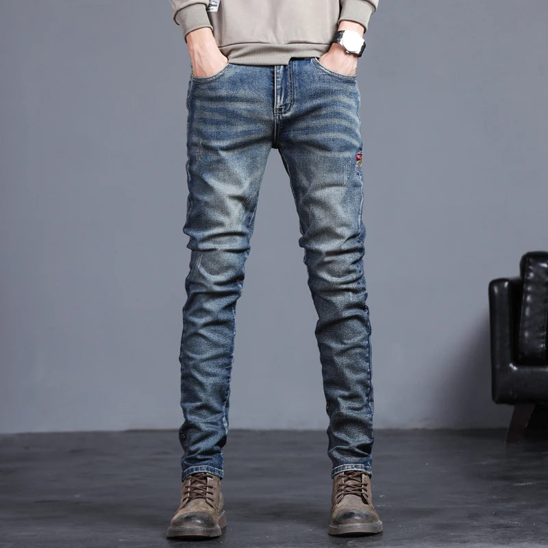 Vintage Elastic Classic Denim jeans