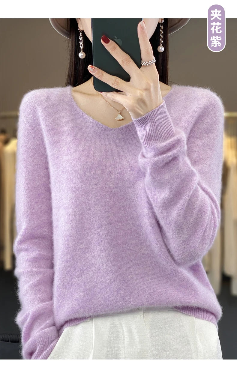 100% pure wool cashmere sweater