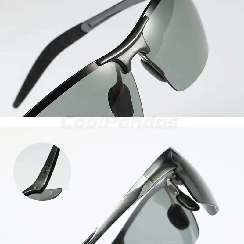COOLPANDAS Aluminum Photochromic Sunglasses