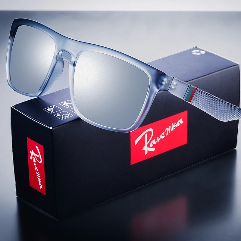 Ravenisa Square Vintage Polarized Sunglasses