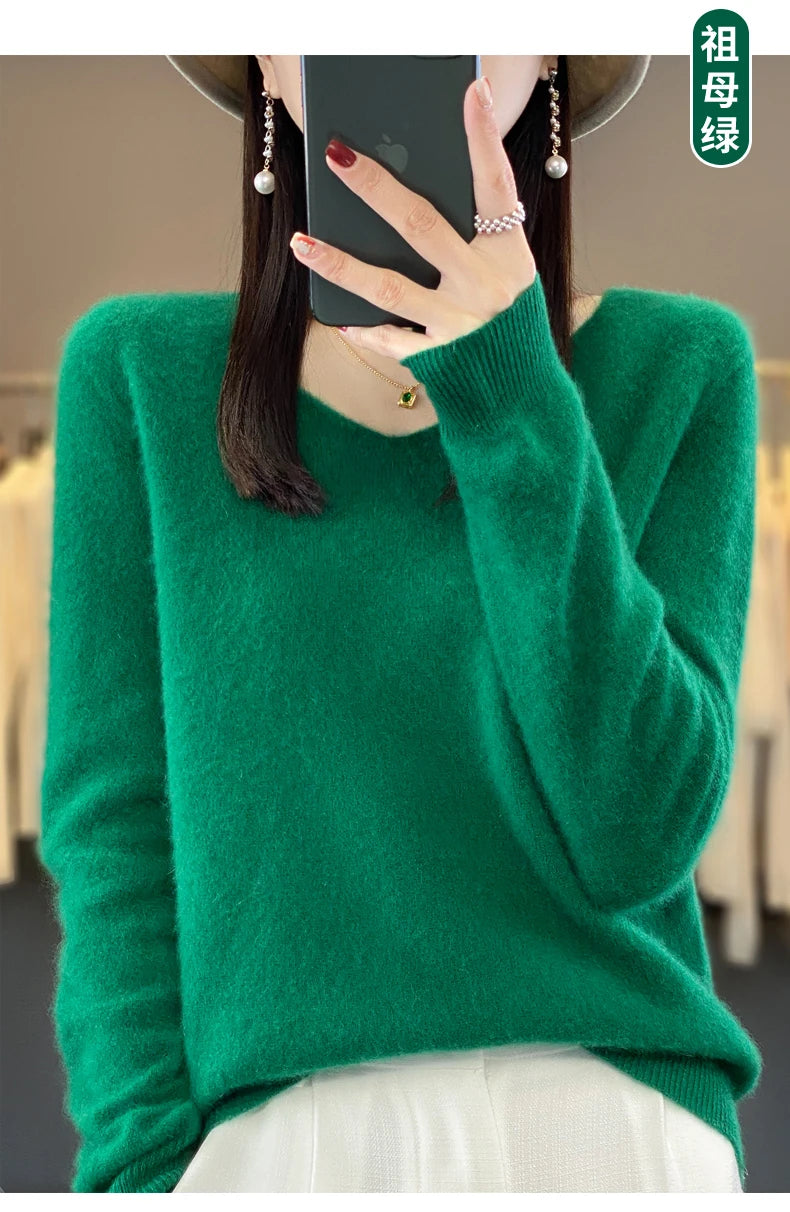 100% pure wool cashmere sweater