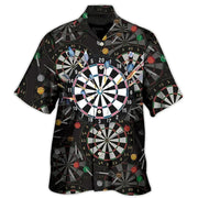 Men's Darts Printed Short Sleeved Shirt