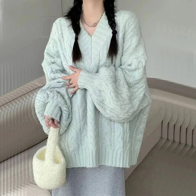 Sweater Harajuku  Knitted Pullovers