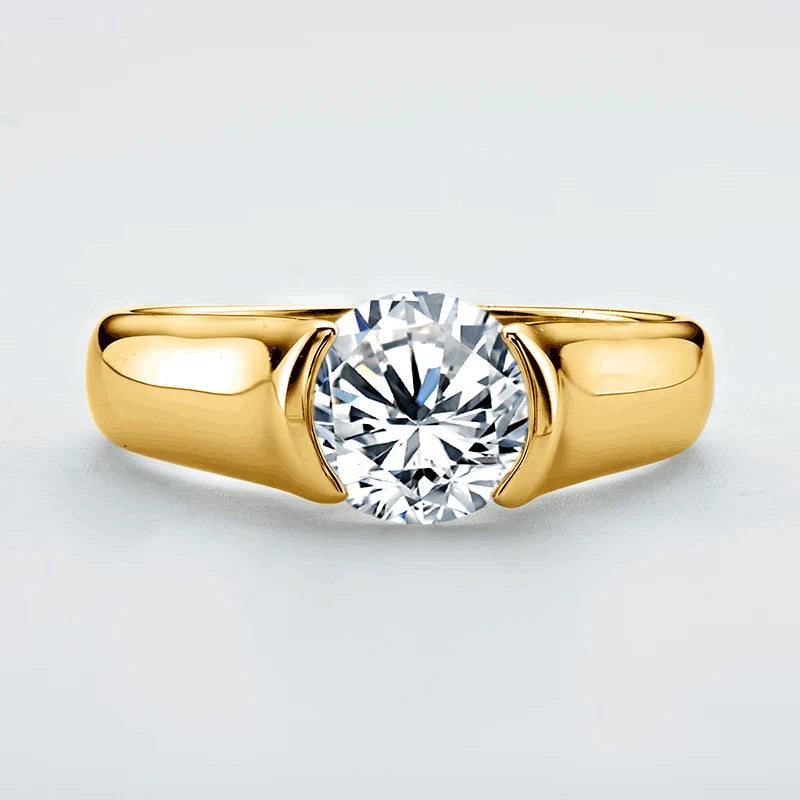 IOGOU 18K Gold Plated Engagement Rings