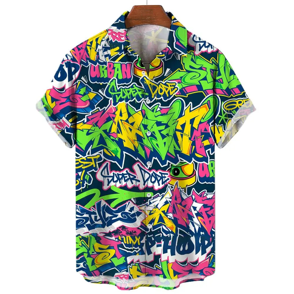 Hawaiian Shirt Short-Sleeved Shirt