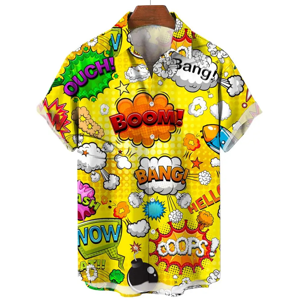 Hawaiian Shirt Short-Sleeved Shirt