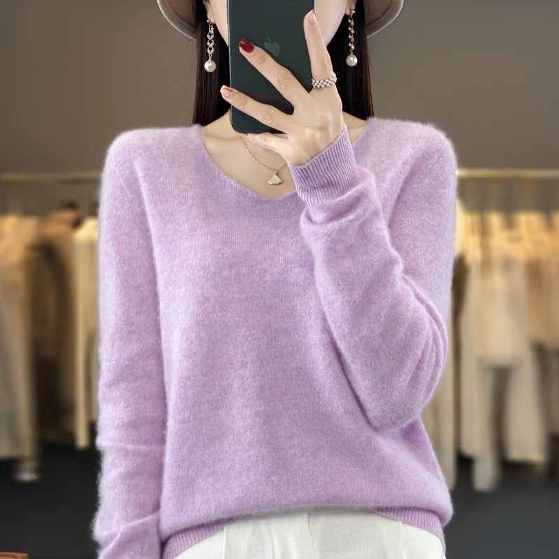 100% pure wool cashmere sweater
