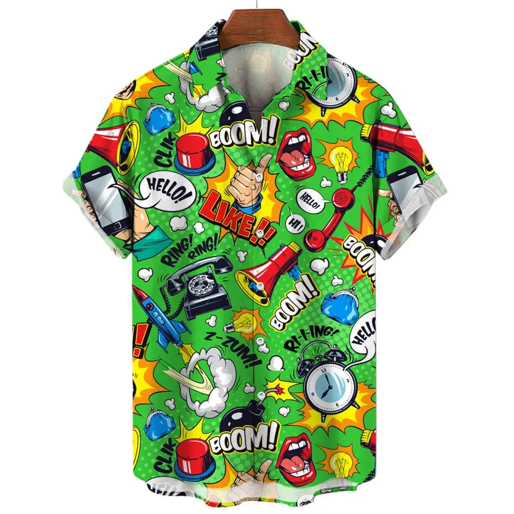 Hawaiian Shirt Short-Sleeved Shirt