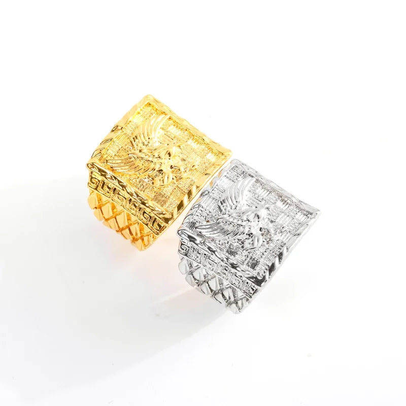 Punkboy Hip Hop Rock Style Gold Plated Ring