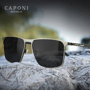 CAPONI Carbon Fiber Polarized Sunglasses