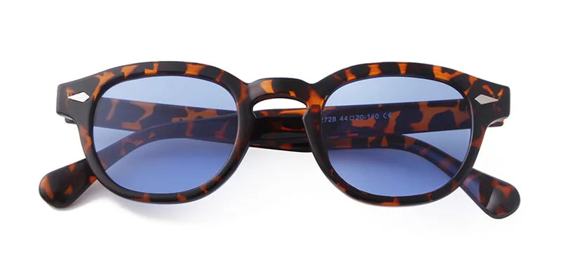 Vintage Fashion Shell Round Sunglasses