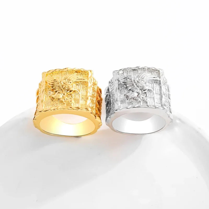 Punkboy Hip Hop Rock Style Gold Plated Ring