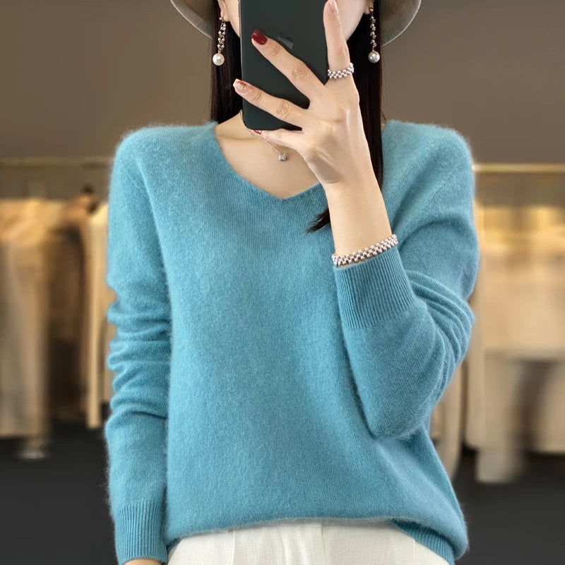 100% pure wool cashmere sweater