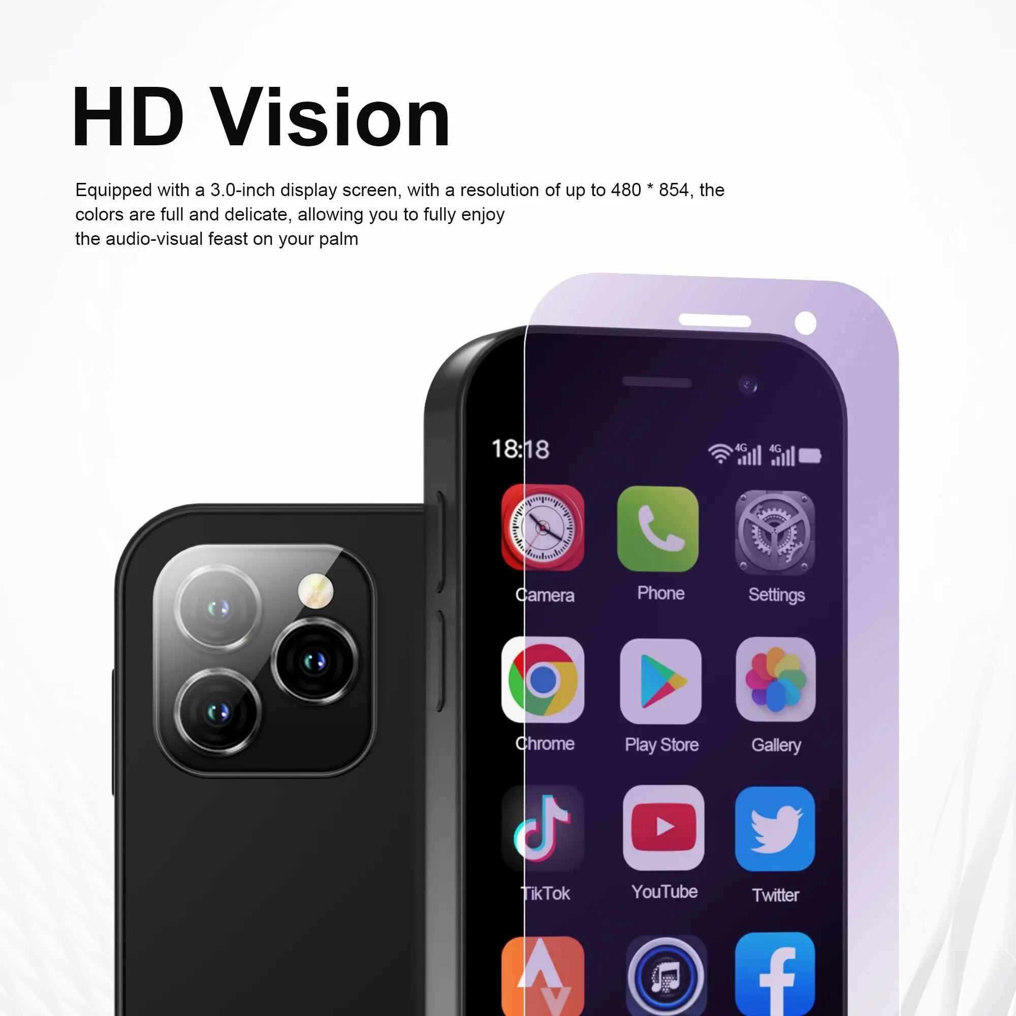 SERVO KING8000 4G Cellular Network Mini Smartphone