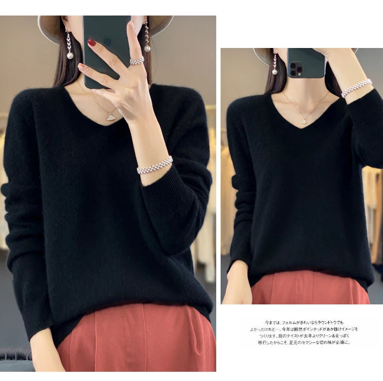 100% pure wool cashmere sweater