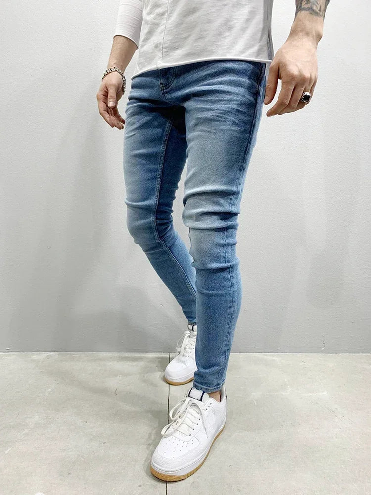 Classic Elasticity Pencil Jeans / pants