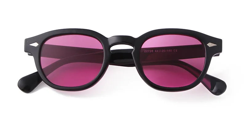Vintage Fashion Shell Round Sunglasses