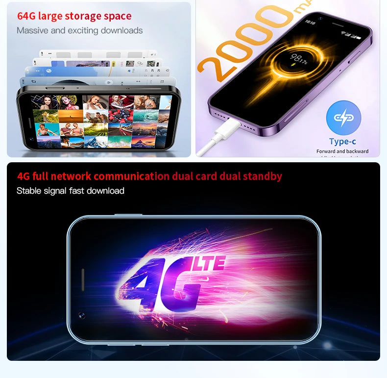 SOYES XS16 Mini 4G LTE Android10.0 Smartphone