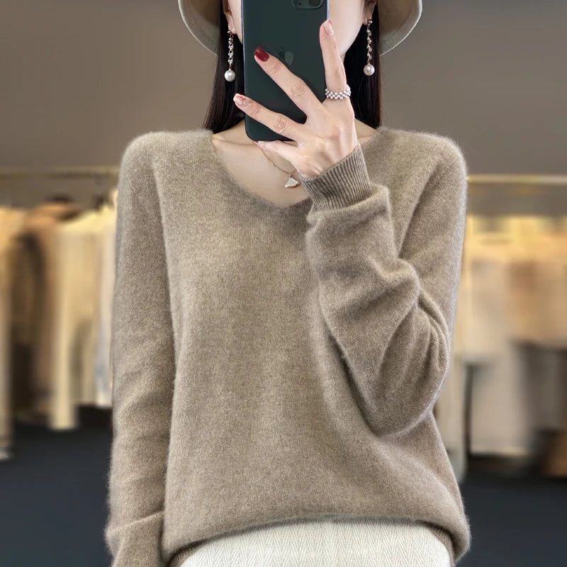 100% pure wool cashmere sweater