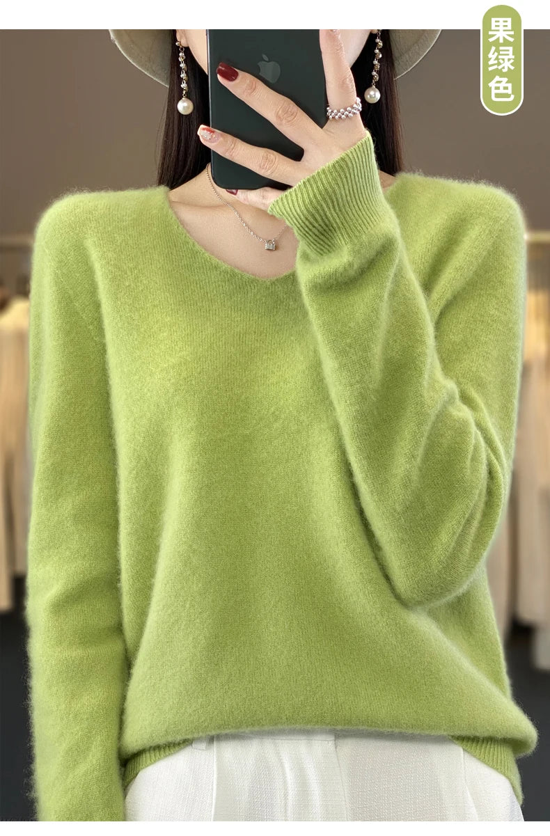100% pure wool cashmere sweater