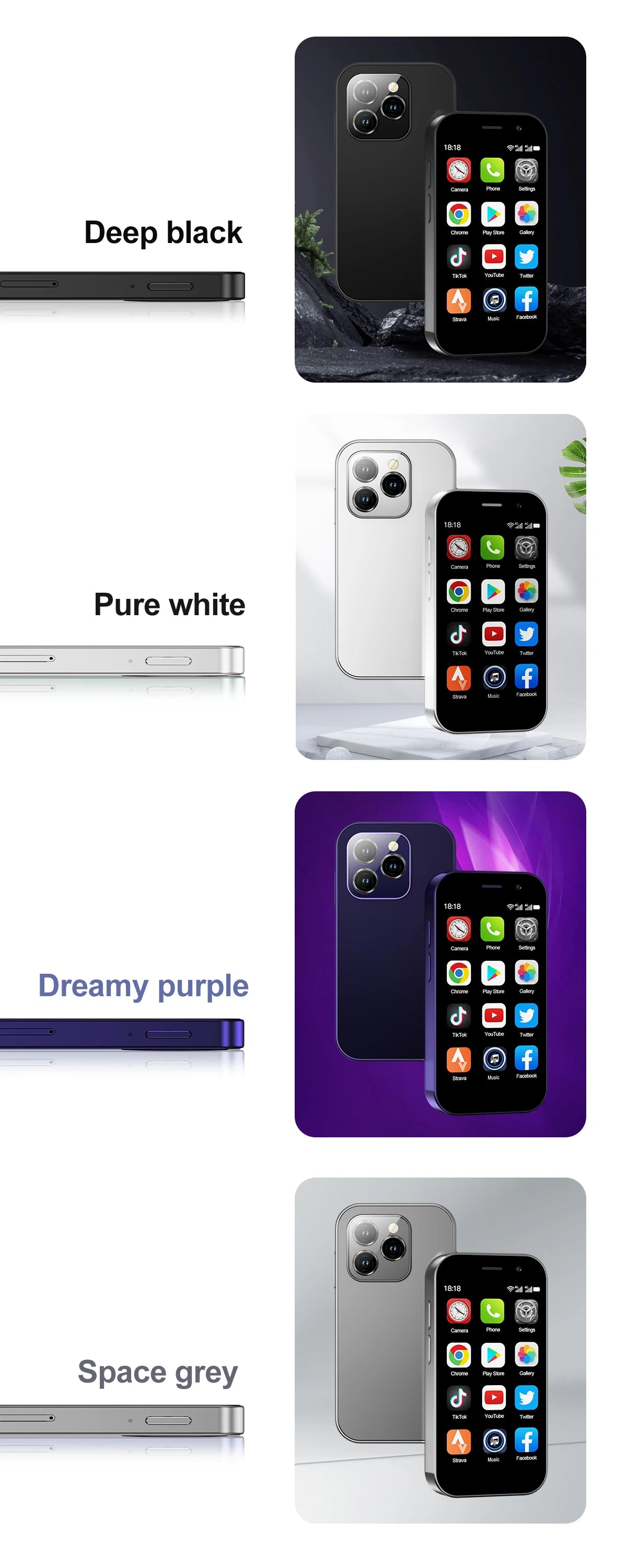 SERVO KING8000 4G Cellular Network Mini Smartphone