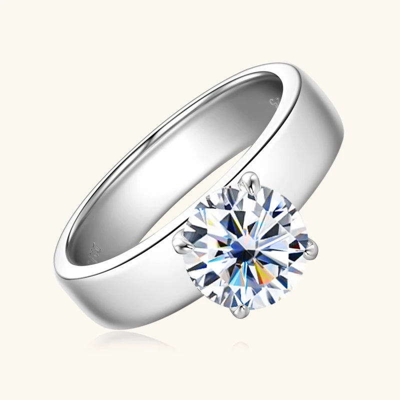 Anziw 18k Gold Plated Engagement Ring