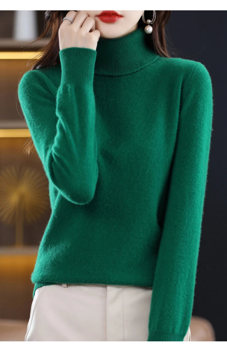Merino Wool Cashmere Sweater / Jumper