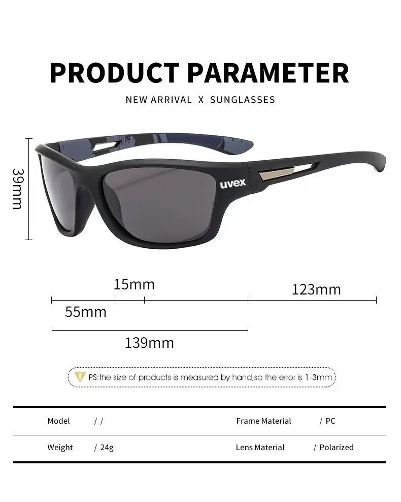 UVEX  Vintage Square Polarized Sunglasses