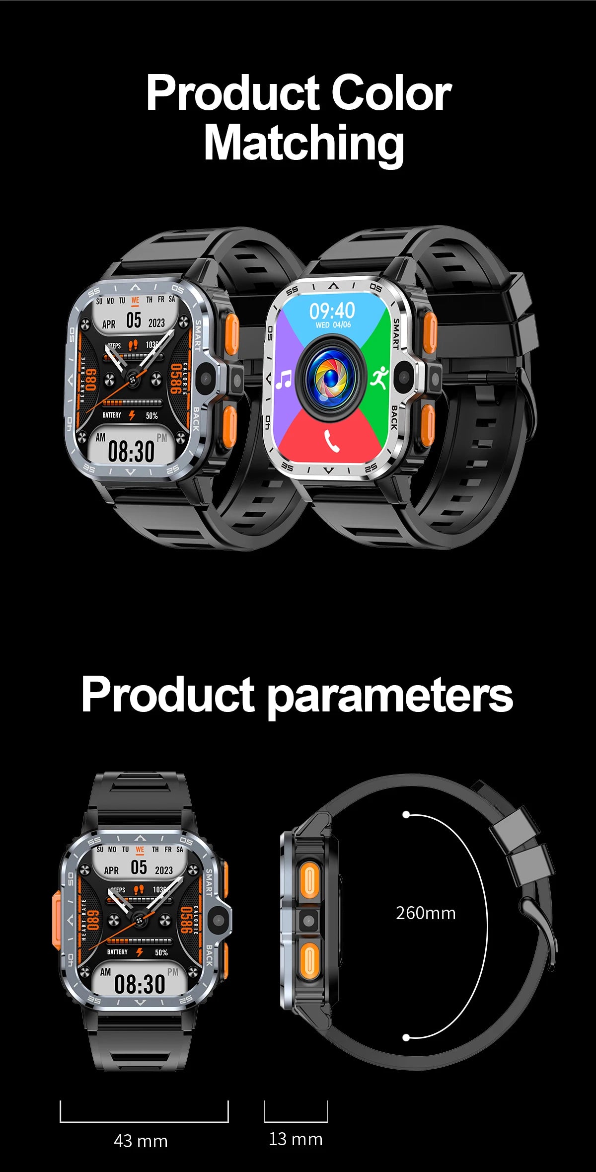Valdus PGD Android Smart Watch