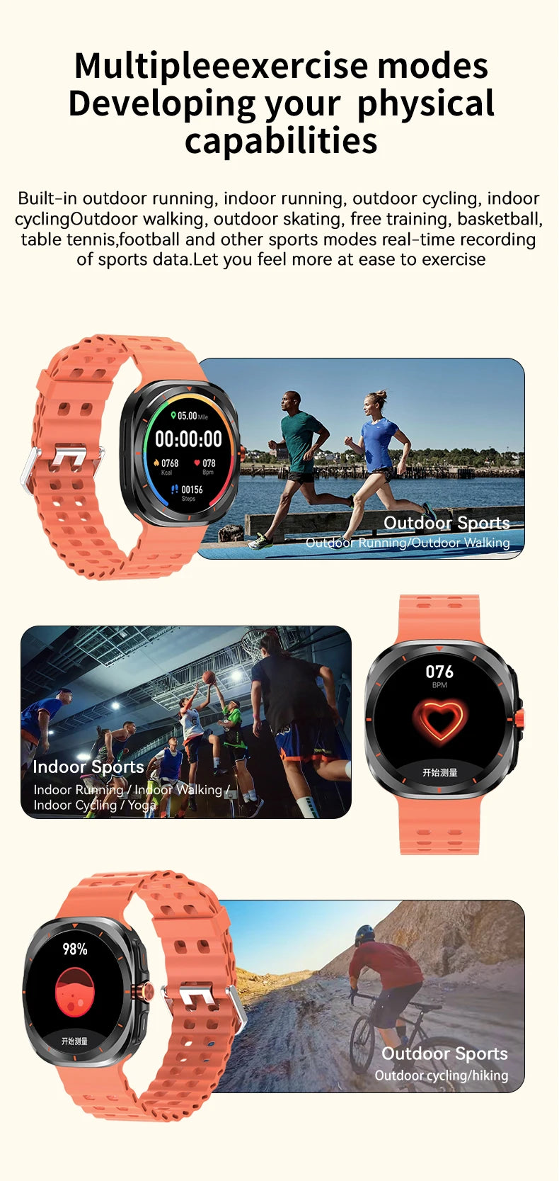 LAXASFIT Watch GT7 Ultra Smartwatch