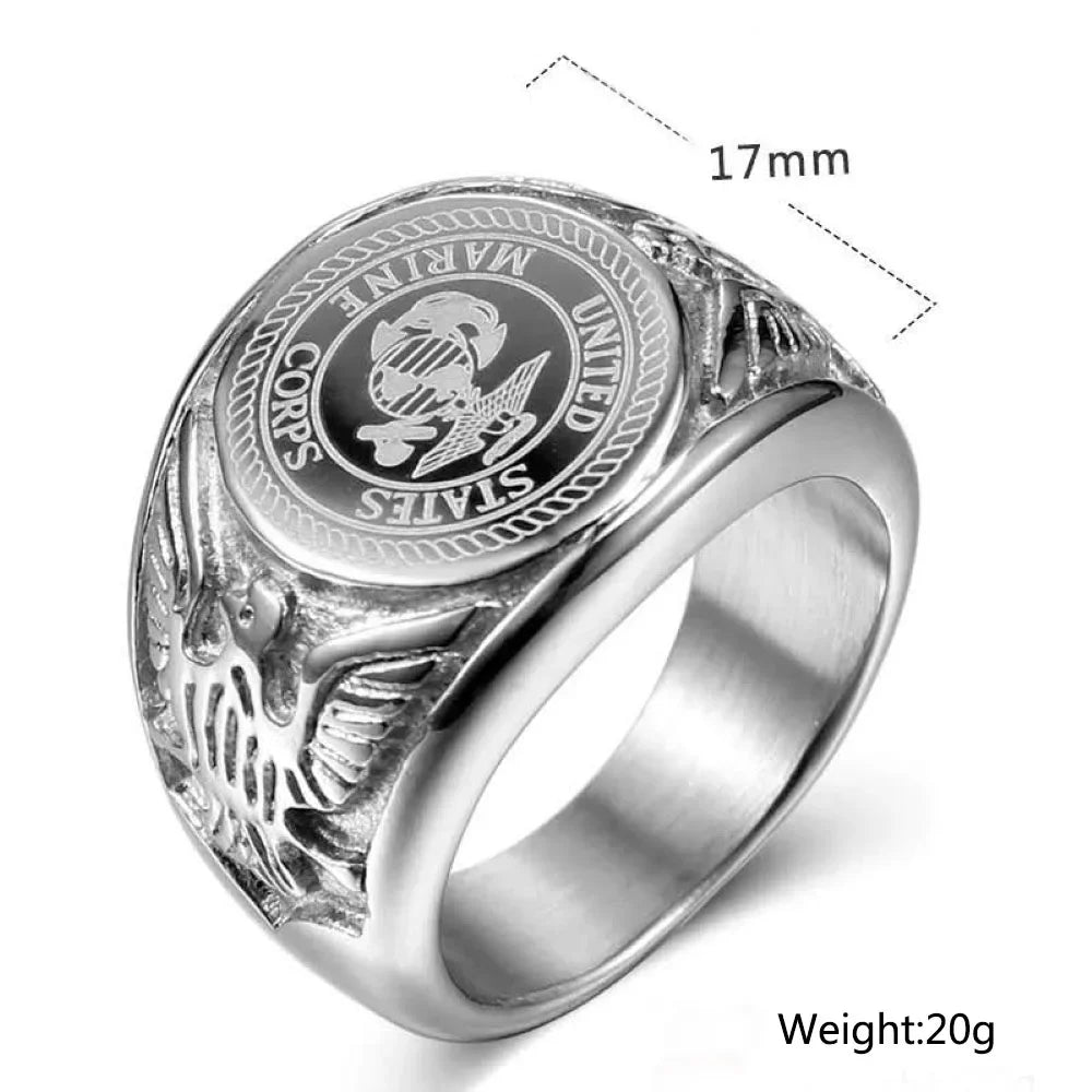 Eagle 18K Gold Plated / Stainless Steel Rings