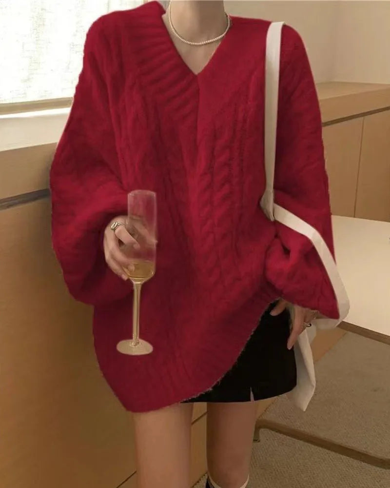 Sweater Harajuku  Knitted Pullovers