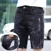Stretch Denim Shorts