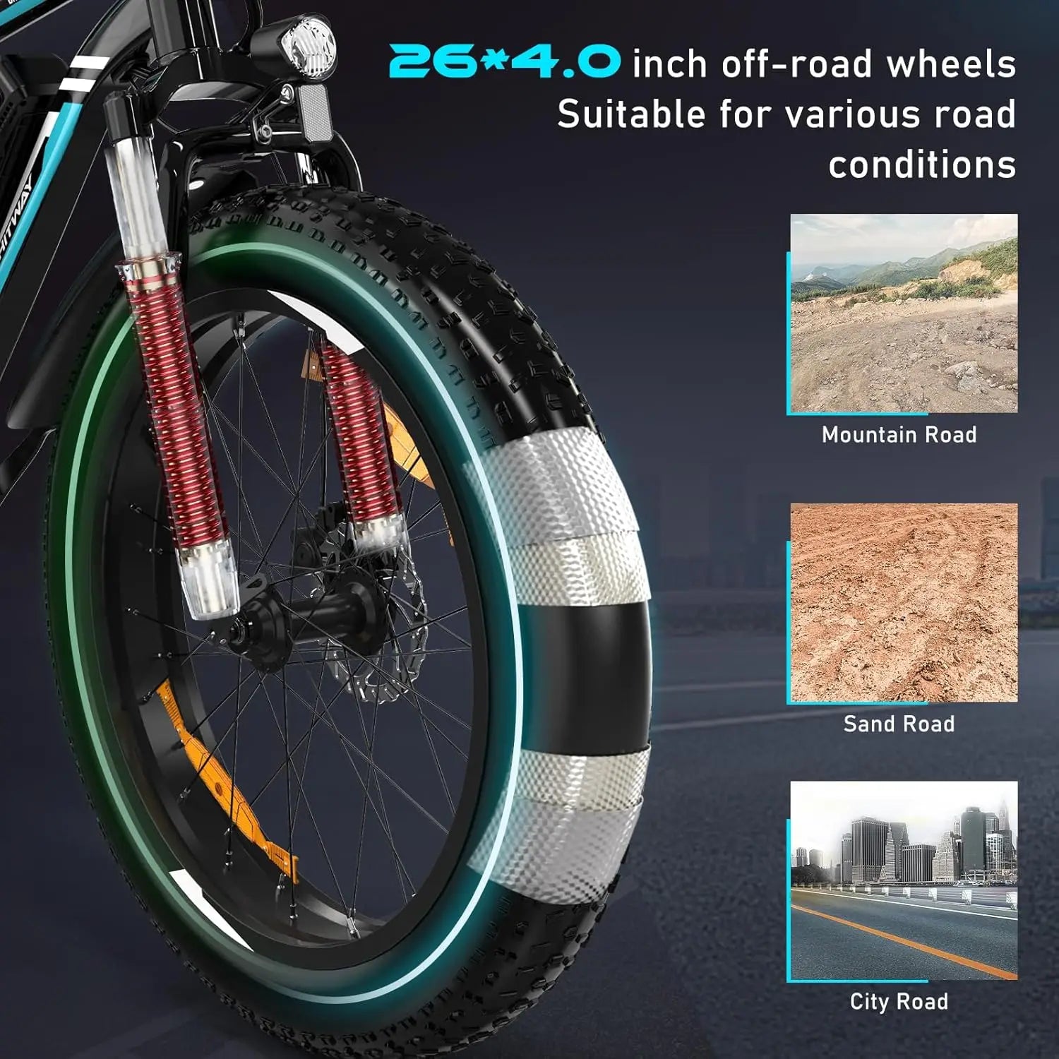 HITWAY Electric Bike E Mountain Bike