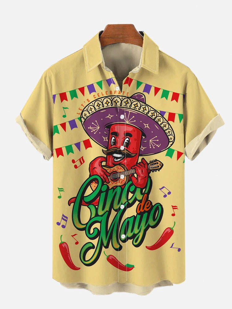 Mexican style skull pattern 3D Shirt