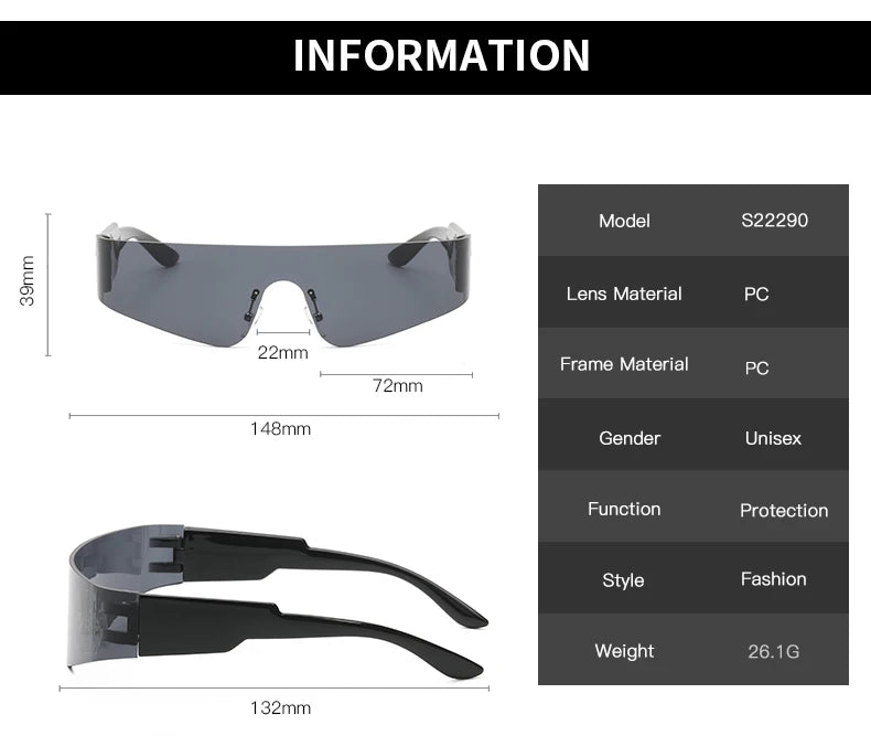 Punk One Piece Sunglasses