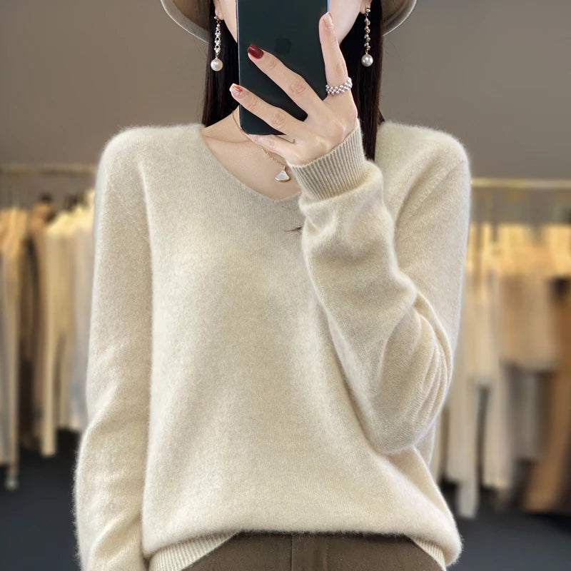 100% pure wool cashmere sweater
