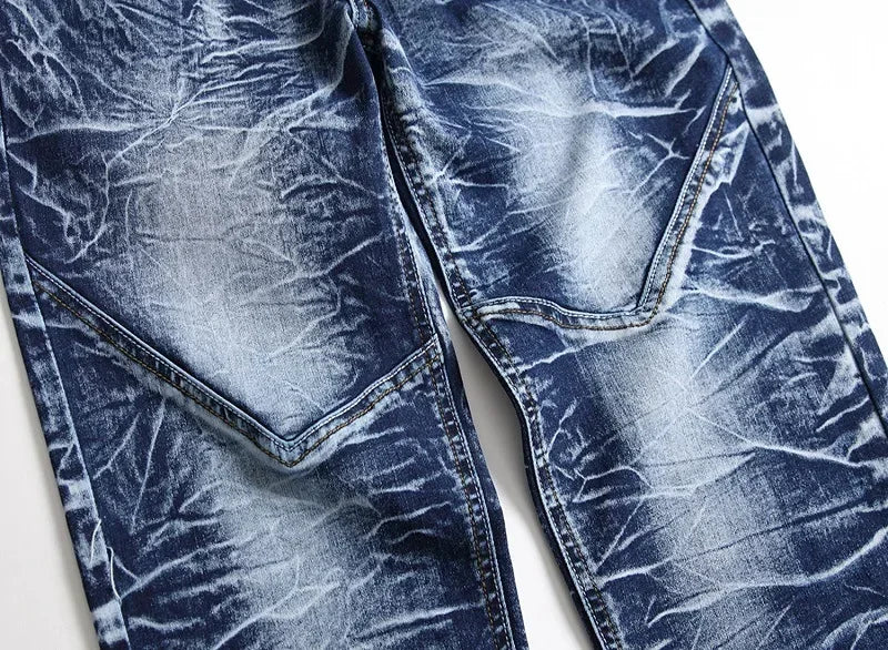 Fashion Print  Elasticity Slim Skinny Jeans
